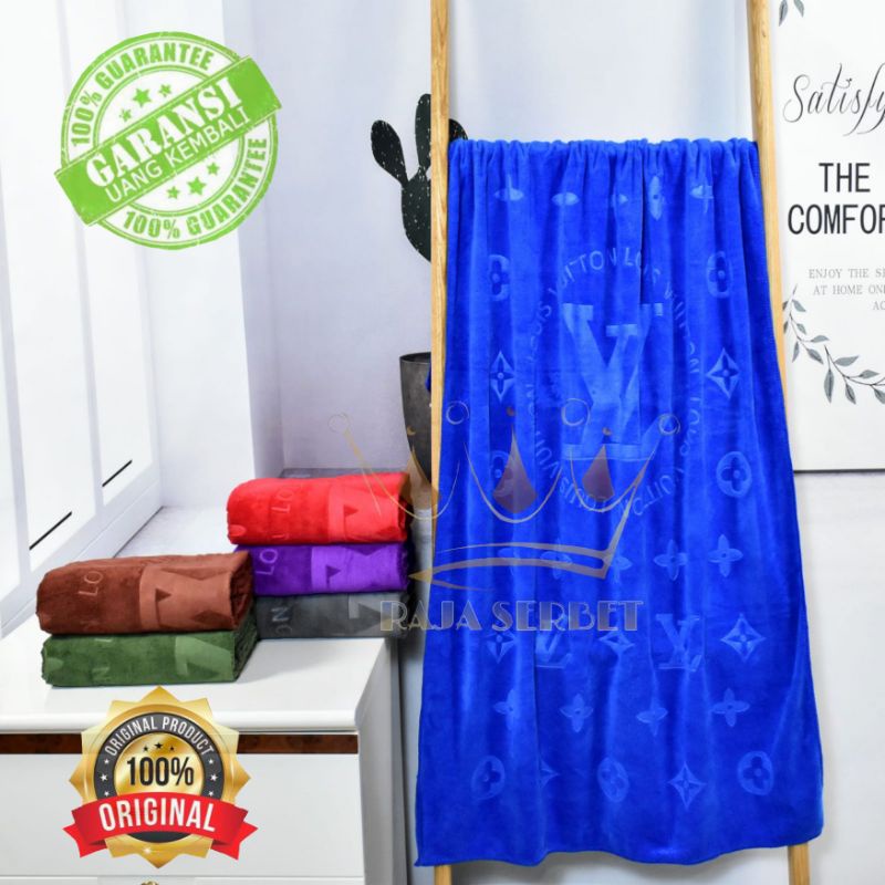 TERMURAH Handuk Mandi Microfiber ( LV ) Uk 70 x 140 Cm Lembut Menyerap