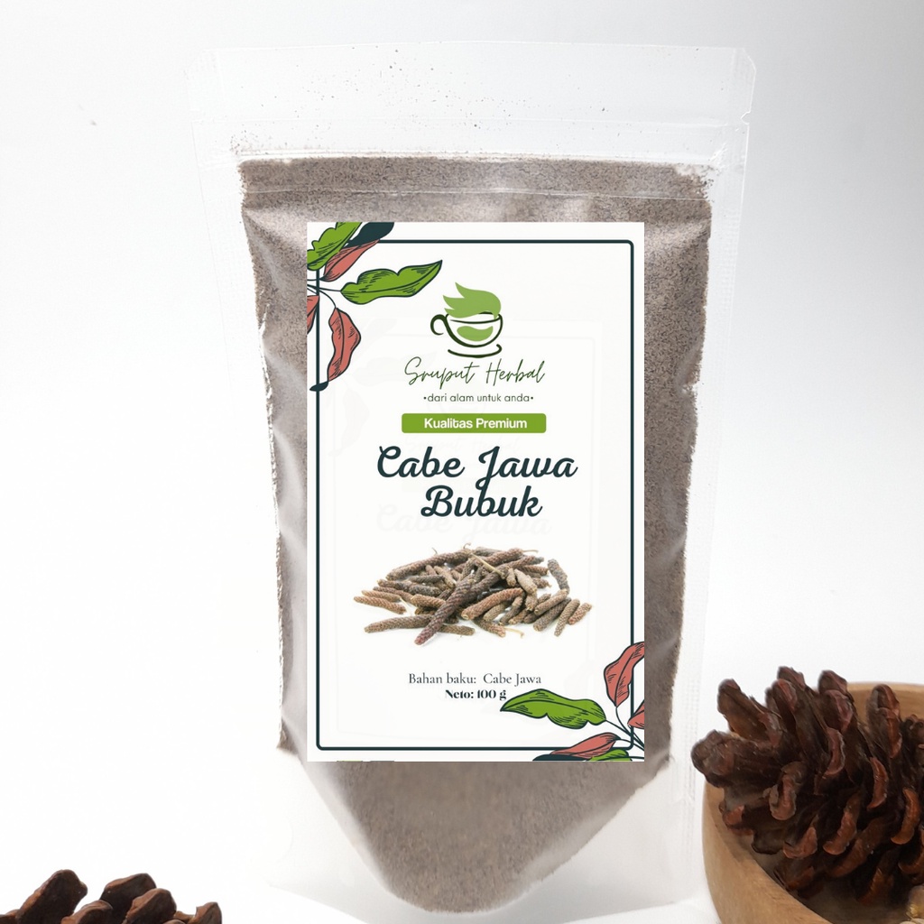 100gr Cabe Jawa Bubuk Cabe Jamu Murni 100% Premium Berkualitas