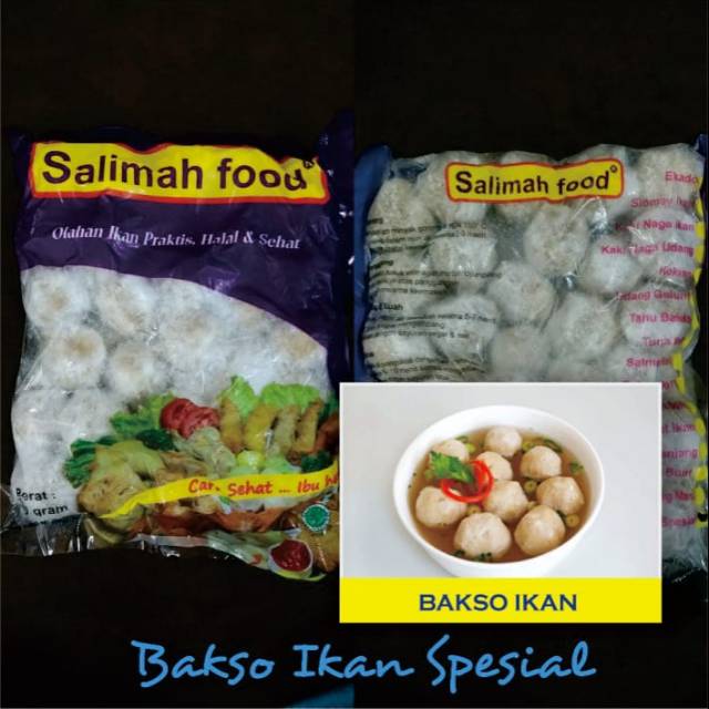 

Bakso Ikan... Asyiik gemar makan hsl olahan ikan.