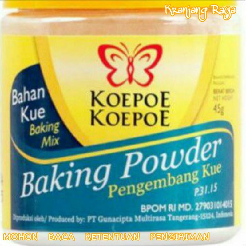 

Baking powder koepoe koepe 45 gr
