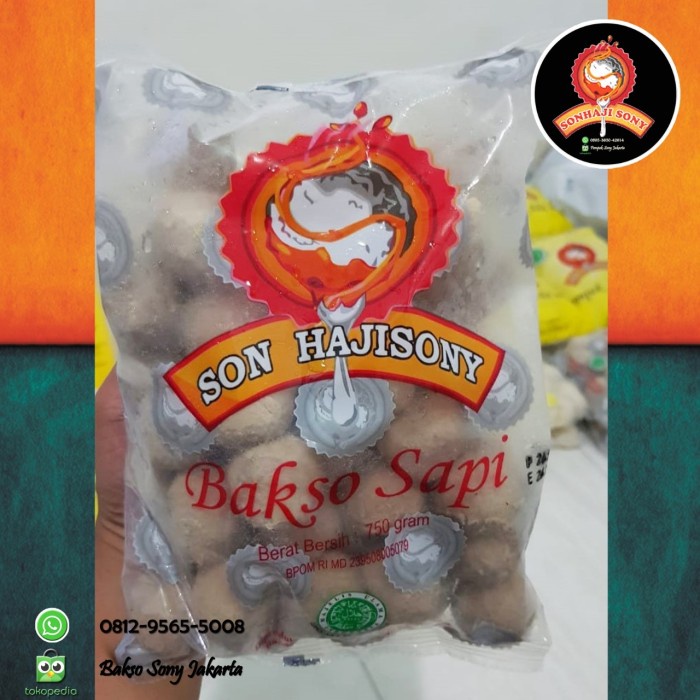 

BAKSO SONY SAPI BESAR + BUMBU - Tanpa Bumbu - BARU