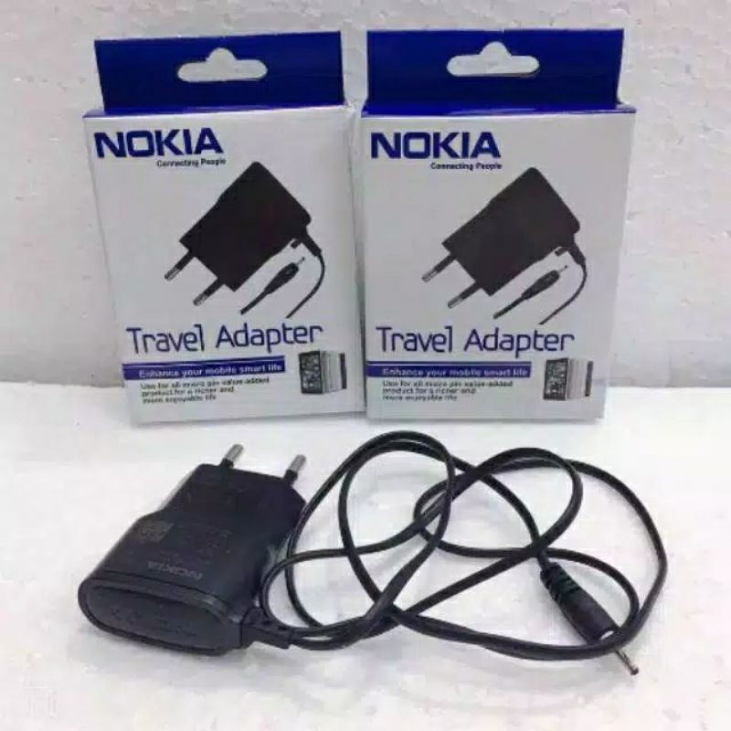 Charger Nokia colokan kecil casan Nokia lubang kecil nokia Hp jadul N95 Packing kotak
