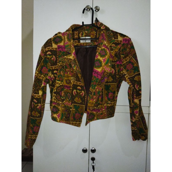 Corduroy Jacket Crop Vintage