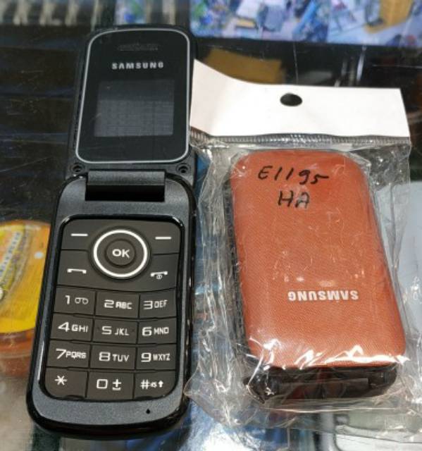 Casing Samsung Lipat E1195 Caramel Fullset