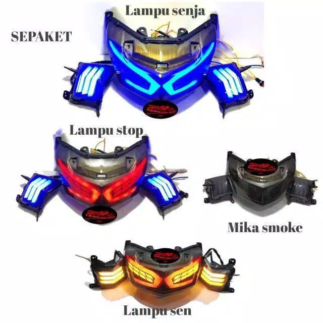 Lampu Stop NMAX lama Lexus + Sen depan NMAX lampu stop NMAX LED lampu sen depan nmax led-