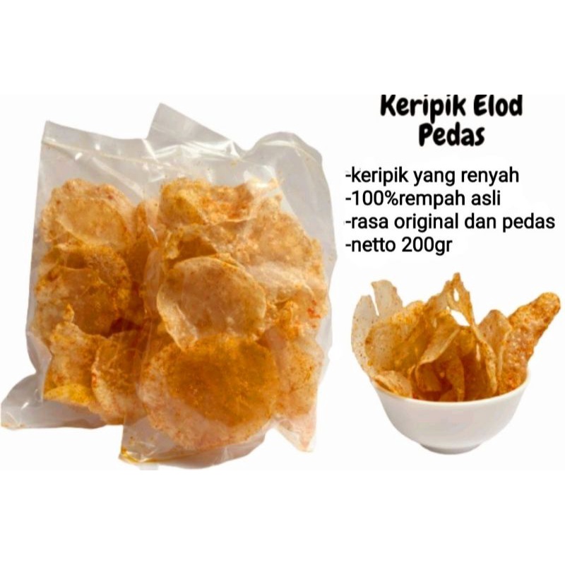 

makanan keripik kaca/elod 200g