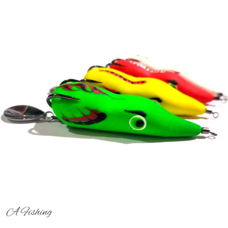 SOFT FROG BABON HOKKY LURE 7,5CM 12GRAM I UMPAN CASTING IKAN GABUS DAN TOMAN