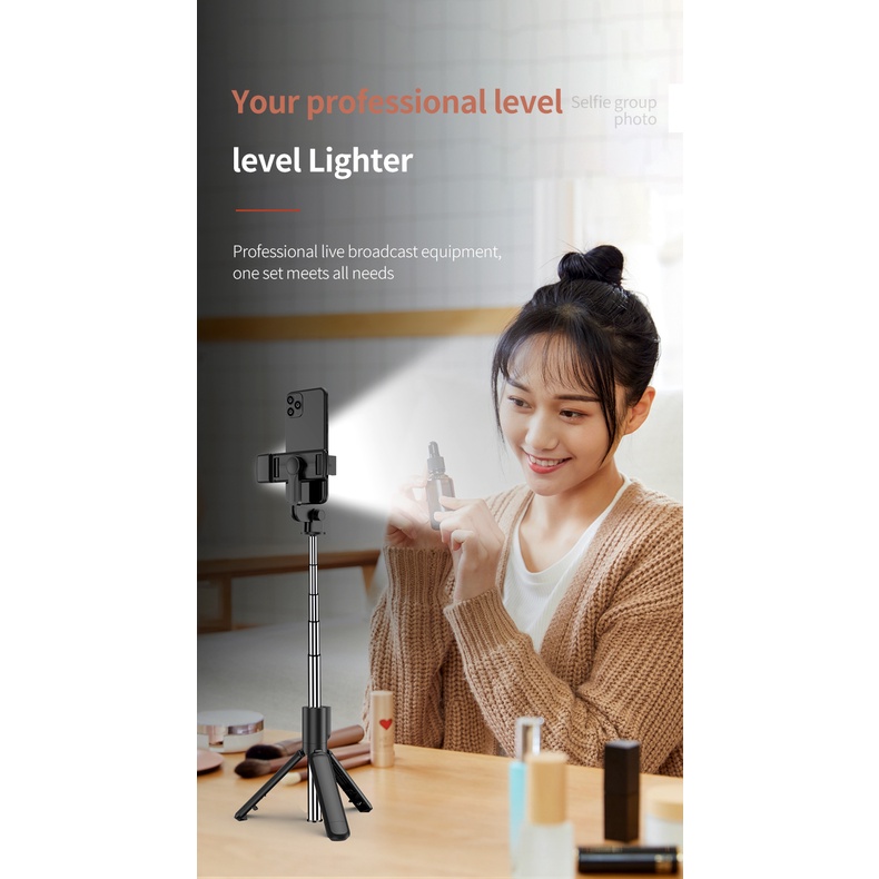 TRIPOD BLUETOOTH S03-S LED LIGHTNING TONGSIS