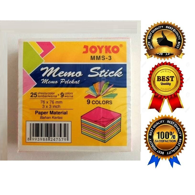 

Best Seller Grosir Memo Stick Joyko MMS-3 - 9 Warna HD QUALITY