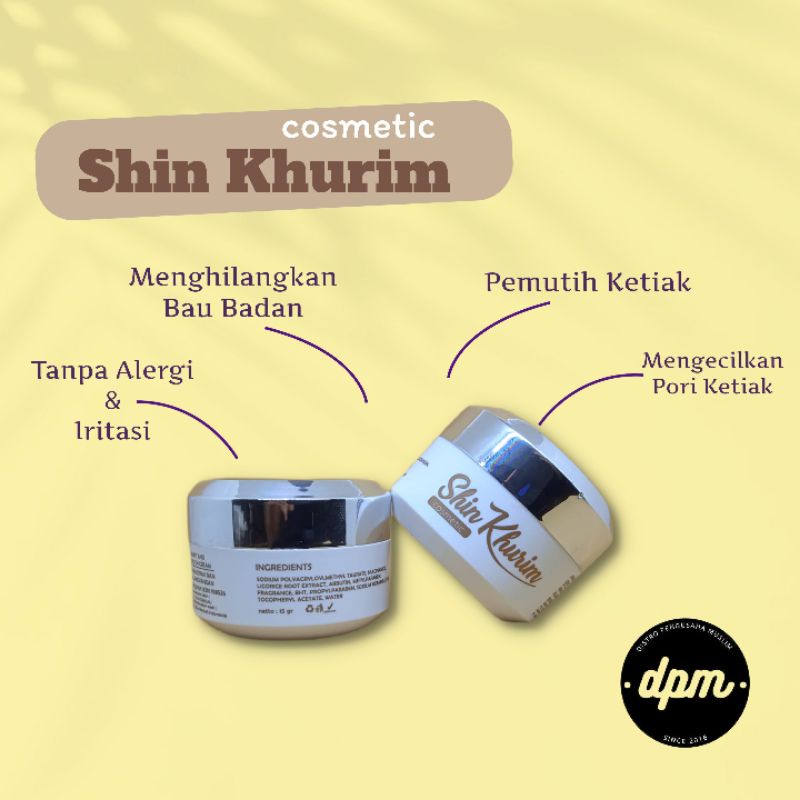 PENCERAH KETIAK CREAM SHINKURIM PEMUTIH SELANGKANGAN PEMUTIH BADAN PERMANEN PERAWATAN TUBUH Original 15 gr