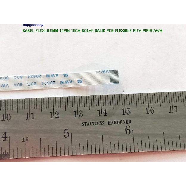 

Kabel Flexi 0,5Mm 12Pin 15Cm Bolak Balik Pcb Flexible Pita Pipih Awm Dnpgood11 Ayo Beli