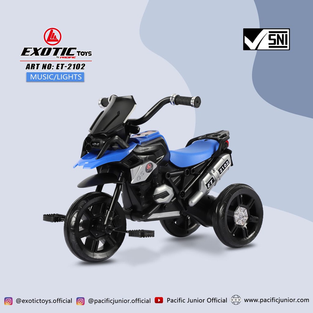 Exotic Tricycle Gowes Model Motor ET 2102/Sepeda Anak Roda Tiga ET 2102