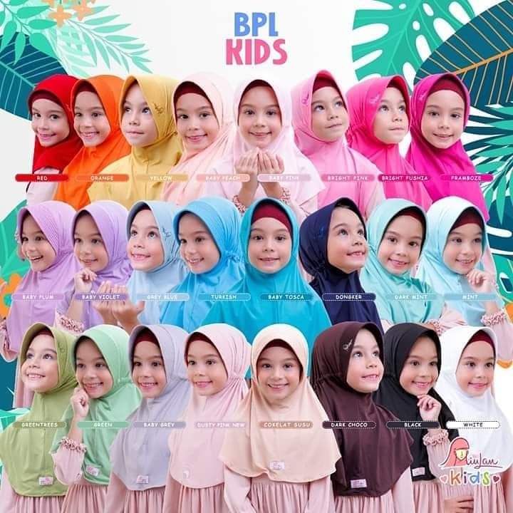 HIJAB  MIULAN KIDS /MIULAN SERUT/BPL ANAK/
