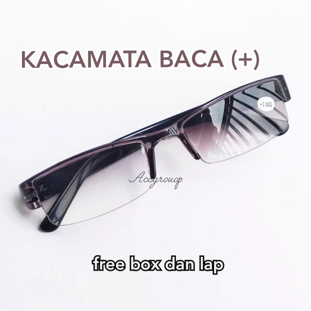 SpringS KACAMATA BACA(+) /KACAMATA PLUS/JARAK DEKAT PRIA DAN WANITA FREE BOX DAN LAP READY STOCK