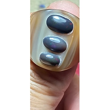 natural kalimaya banten black opal jarong joss