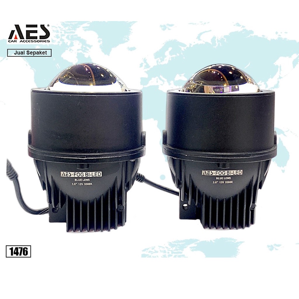 FOGLAMP BILED AES Q3 HI loo 45 Watt MOBIL TOYOTA PLUG N PLAY SUDAH TERMASUK BRAKET