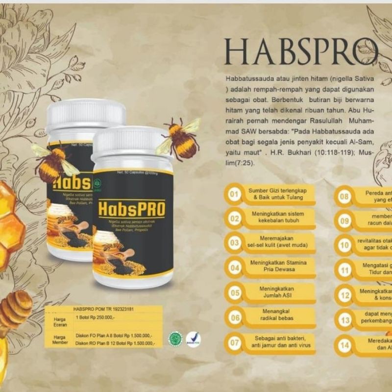 HABSPRO isi 50 kapsul
