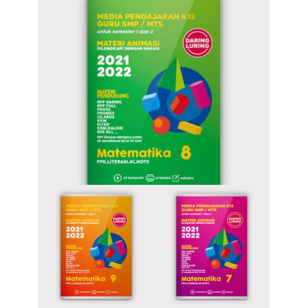 RPP 1 Lembar Dating Luring Matematika k13 perangkat