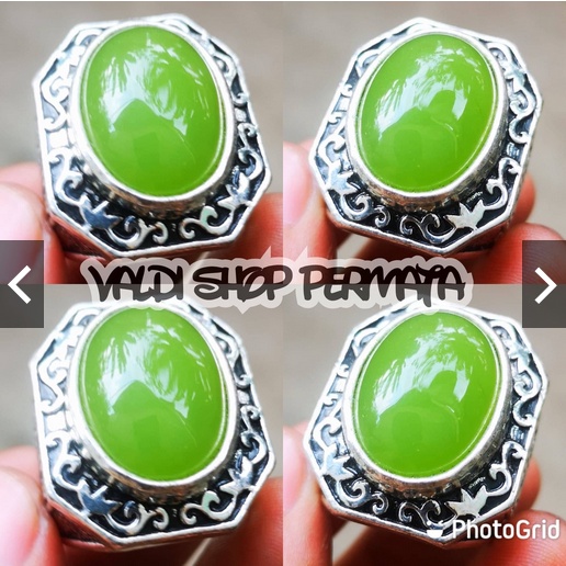 Cincin Batu Akik Sungai Dareh Pucuk Pisang Kristal