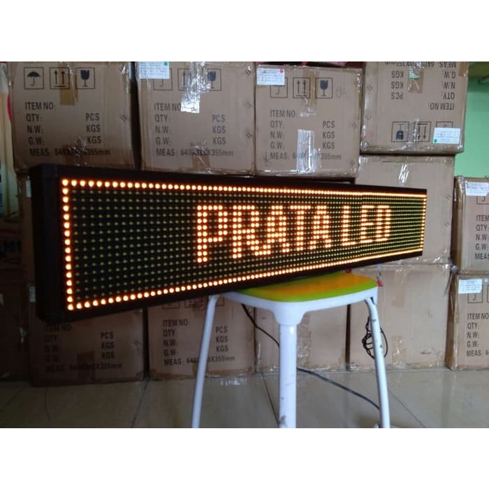 PROMO led berjalan / tulisan berjalan / runningtext 1 meter 20x100