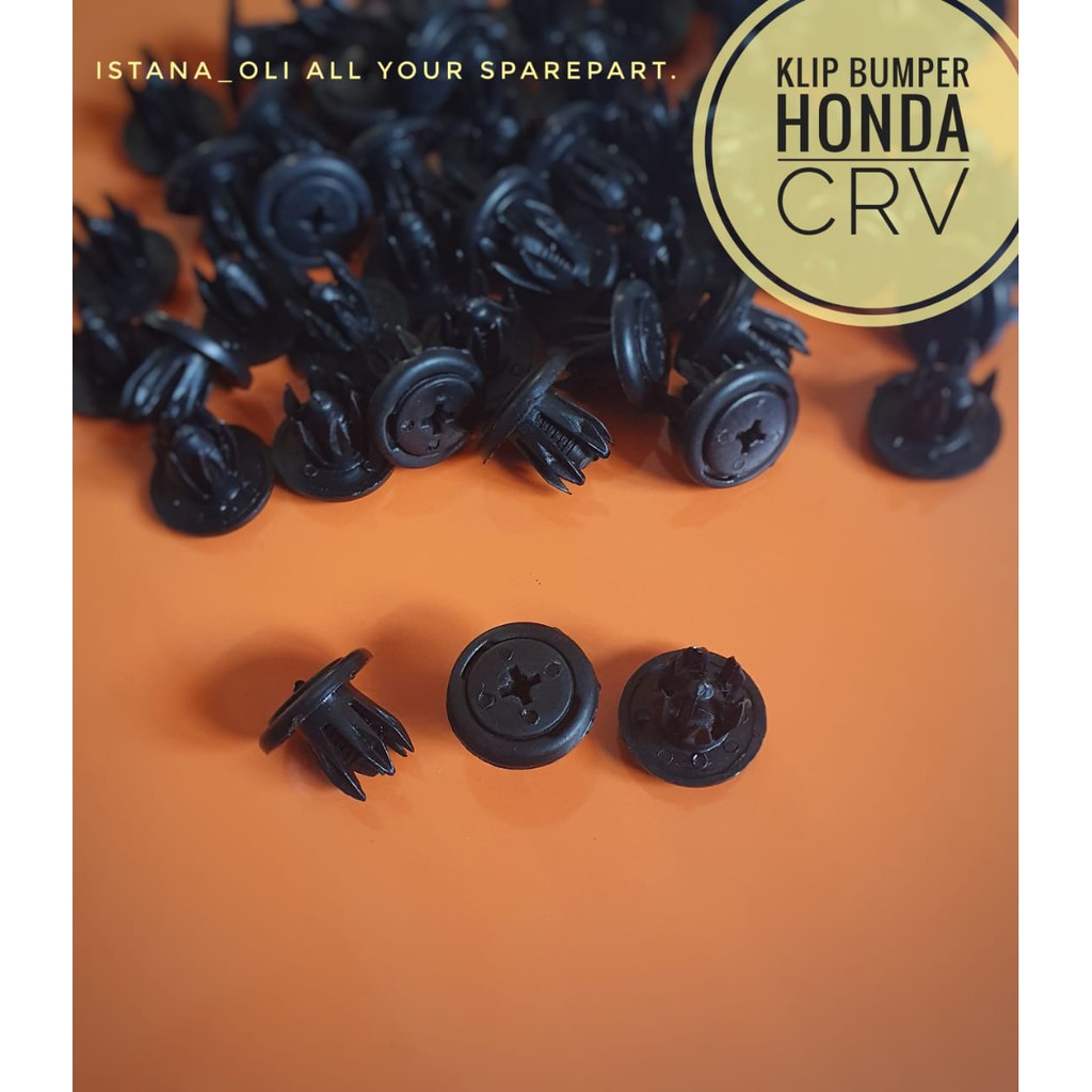 Kancing Klip Clip Bumper Bemper Fender Grill Cengkeh Honda CRV Kaki 6