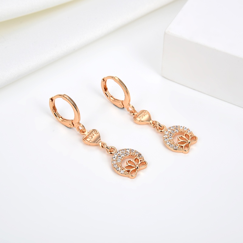 anting titanium wanita emas muda anti karat dewasa tusuk korea asli panjang dan luntur korea style selamanya dewasa 112e