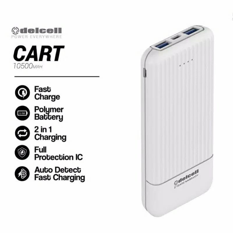 Delcell CART 10500mAh Slim Powerbank