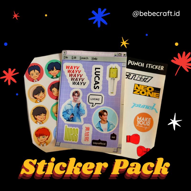 

STICKER STIKER PACK LEMBARAN CUSTOM FREEBIES THAILAND KPOP ANIME DECO DEKORASI