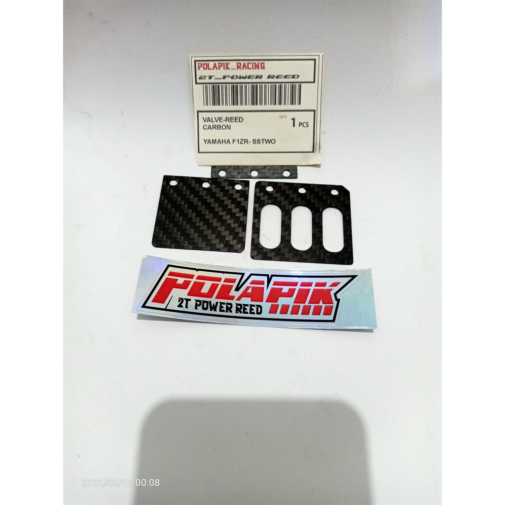 LIDAH MEMBRAN CARBON  DUAL STAGE F1ZR FIZR FORCE ONE MODEL BOYESEN DUAL STAGE  REED VALVE F1ZR SSTWO