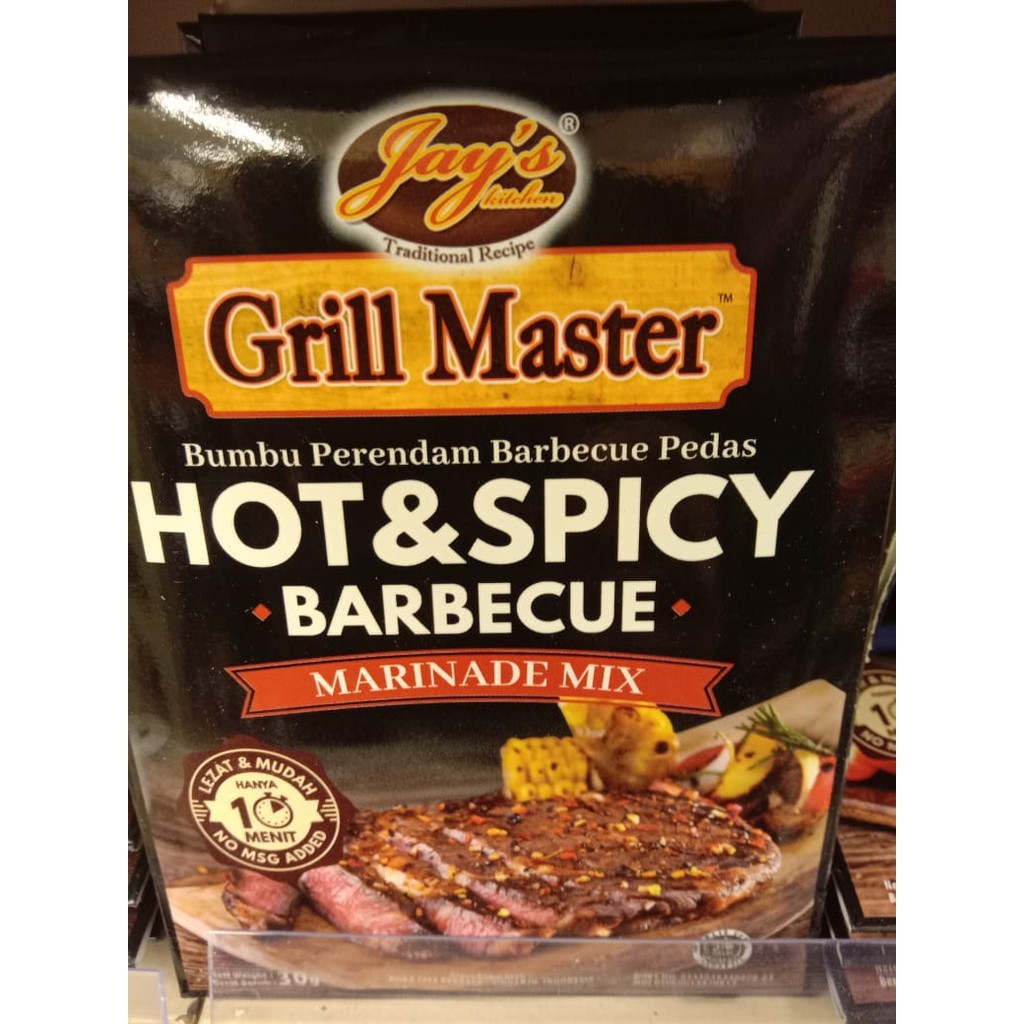 

Grill Master Bumbu Perendam Barbeque Pedas 30 gr