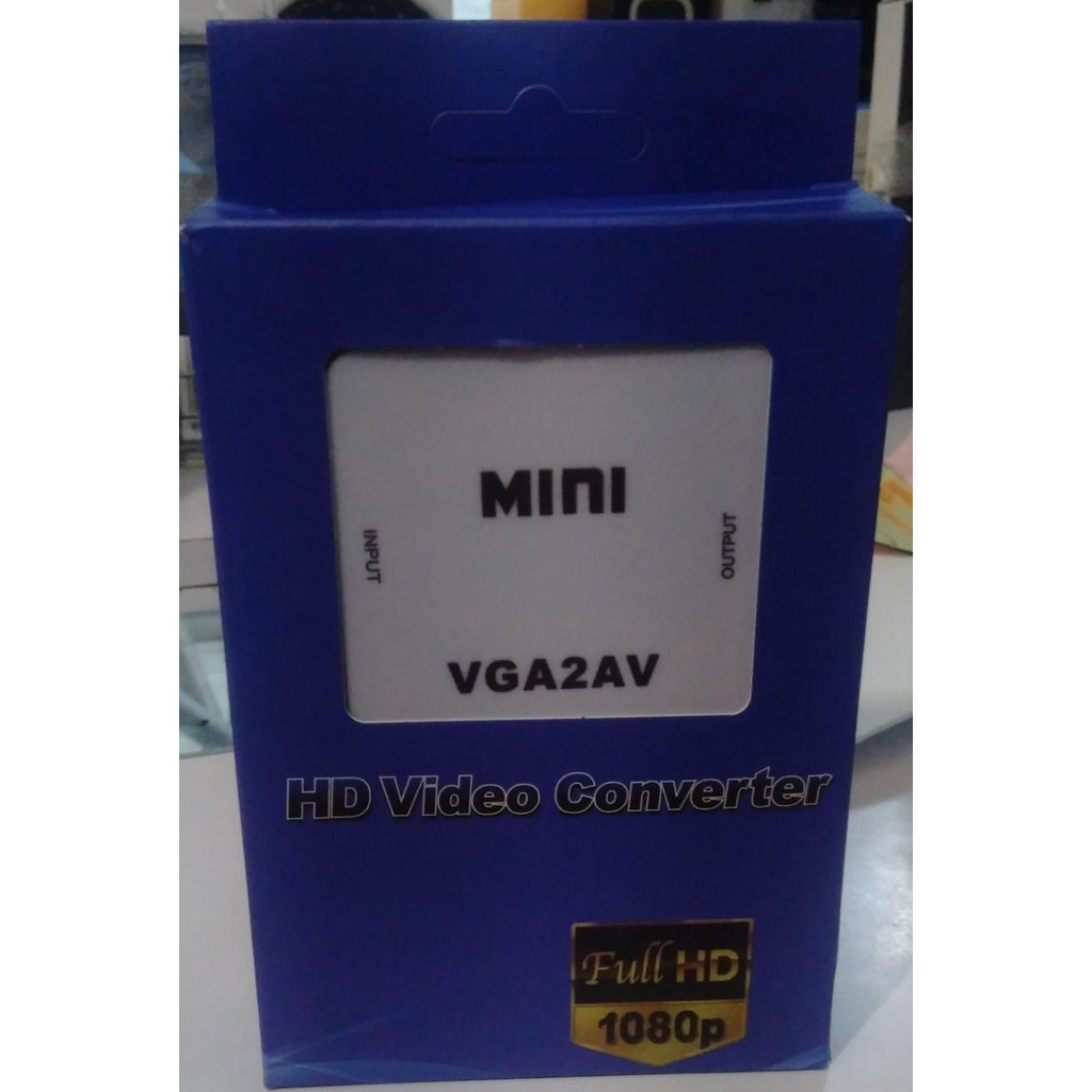 CONVERTER VGA TO AV , ADAPTER VGA TO RCA