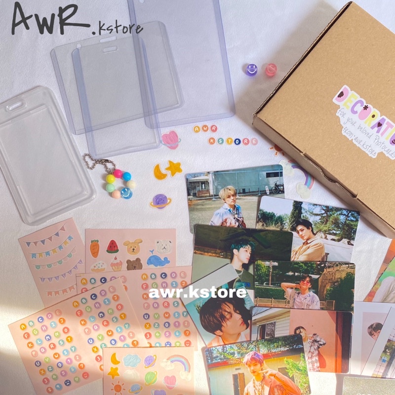 NCT photocard holder deco set | DIY pc holder card holder decoration