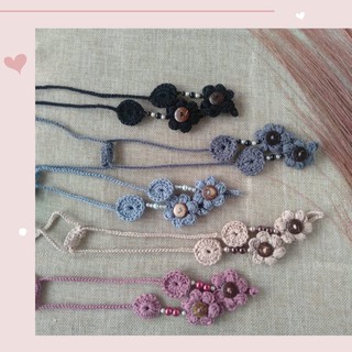 Strap Konektor Tali Rajut Gantungan Kalung Masker 2in1 Strap Konektor Tali Rajut Gantungan Kalung Masker 2in1