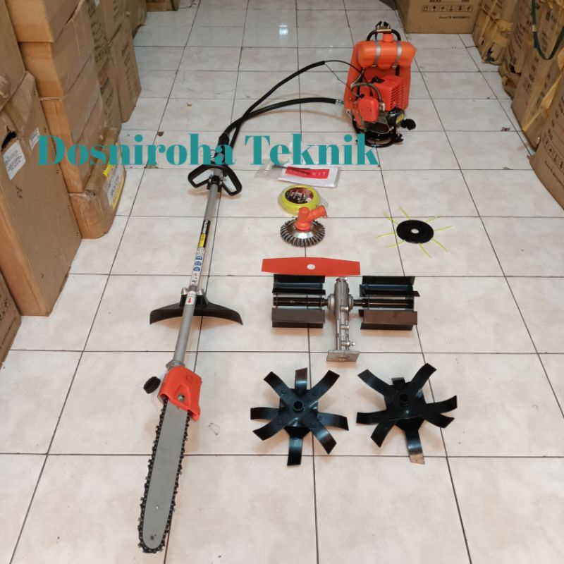 Mesin Potong Rumput Nishikawa 2Tak Multifungsi 7IN1