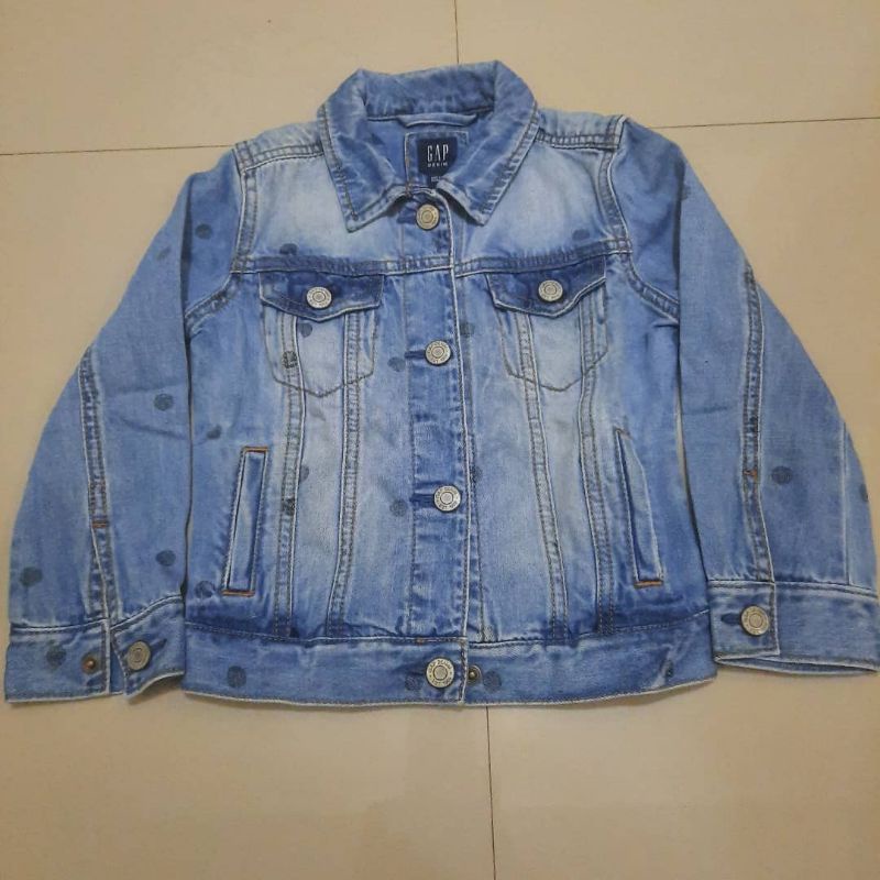 Preloved jaket jeans anak / preloved jaket jeans brand GAP kids