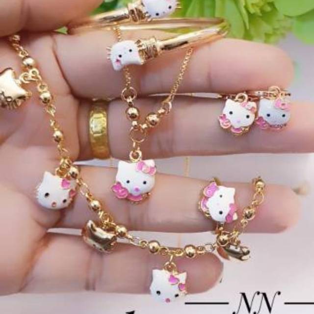 Xuping set perhiasan lapis emas 24k