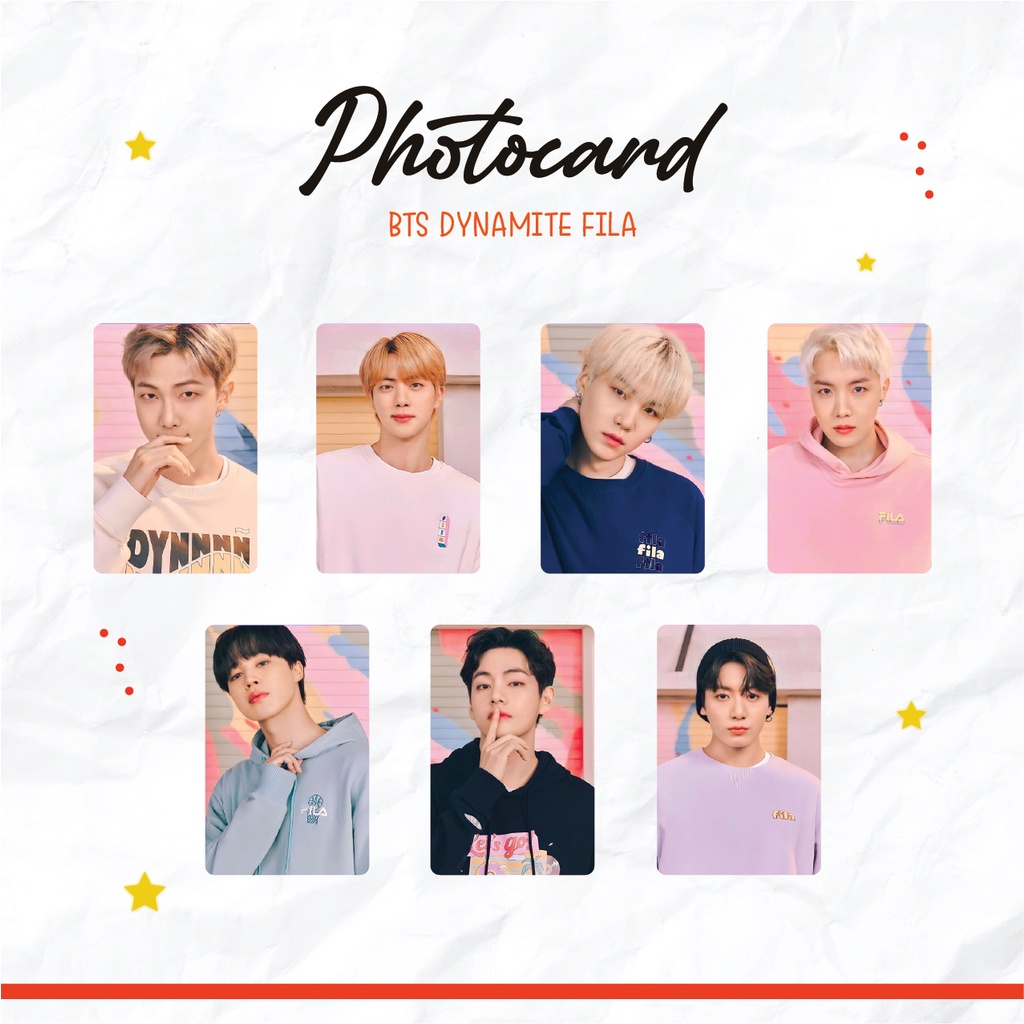 [UNOFF] PHOTOCARD BTS DYNAMITE FILA