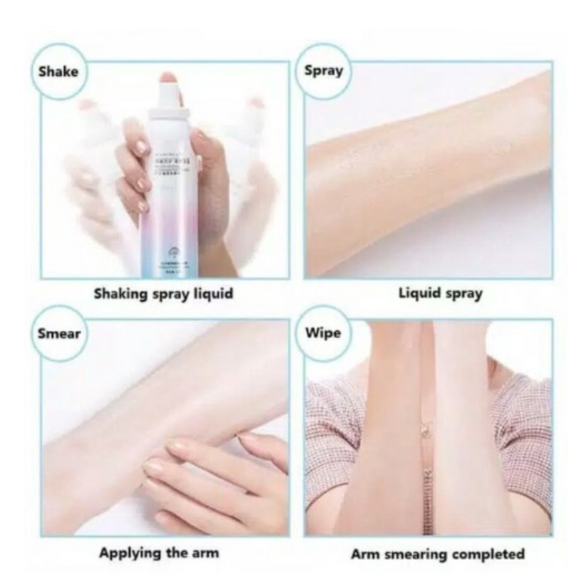 NEW - COD Termurah !!! HYDRATING Spray Pemutih Kulit Seluruh Tubuh 150 ml Sunscreen Pemutih Glowing Protection Body Cream Whitening Cream Whitening Body Spray / Pemutih Badan Pemutih Ketiak dan Selangkangan Pria Wanita Body Lotion Whitening Spray SPF