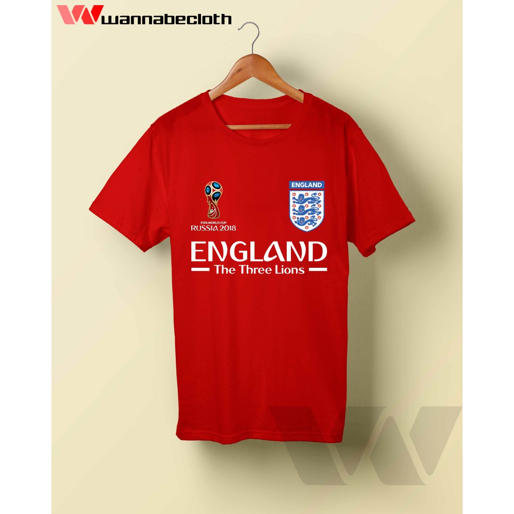 Kaos Baju T-shirt Special World Cup Piala Dunia 2018 Inggris England Team