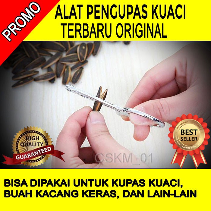 [ORIGINAL] Alat Pengupas Kuaci, Gunting / Tang Penjepit Pembuka Kuaci Kwaci Buah Kacang Keras