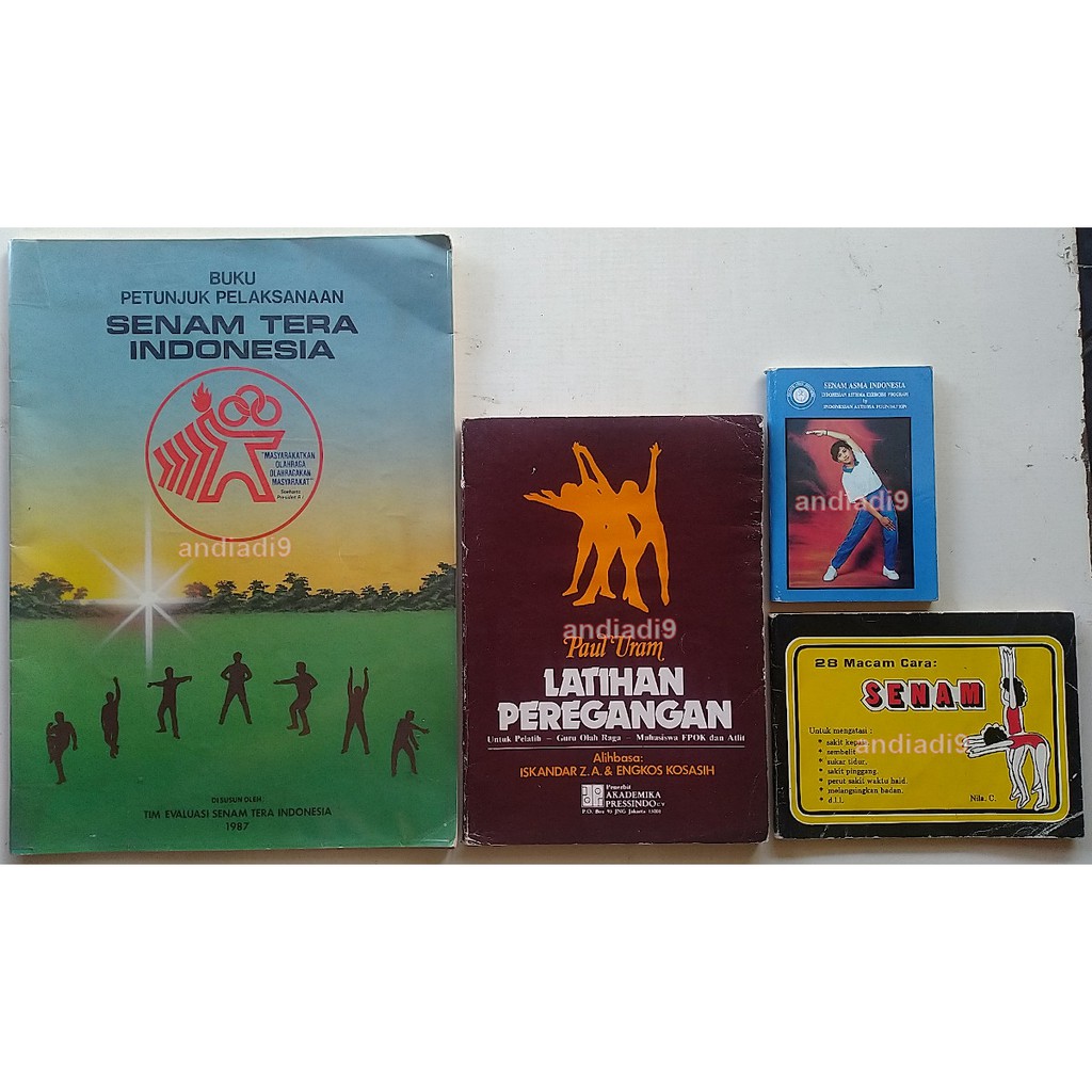 SENAM TERA PEREGANGAN 28 MACAM CARA SENAM ASMA INDONESIA 4 BUKU TIDAK DIJUAL SATUAN