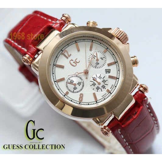 jam tangan Gc wanita 10 warna jam tangan Gc Chrono Kulit GC001