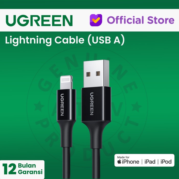 UGREEN Kabel Lightning (MFI) to USB-A - US155