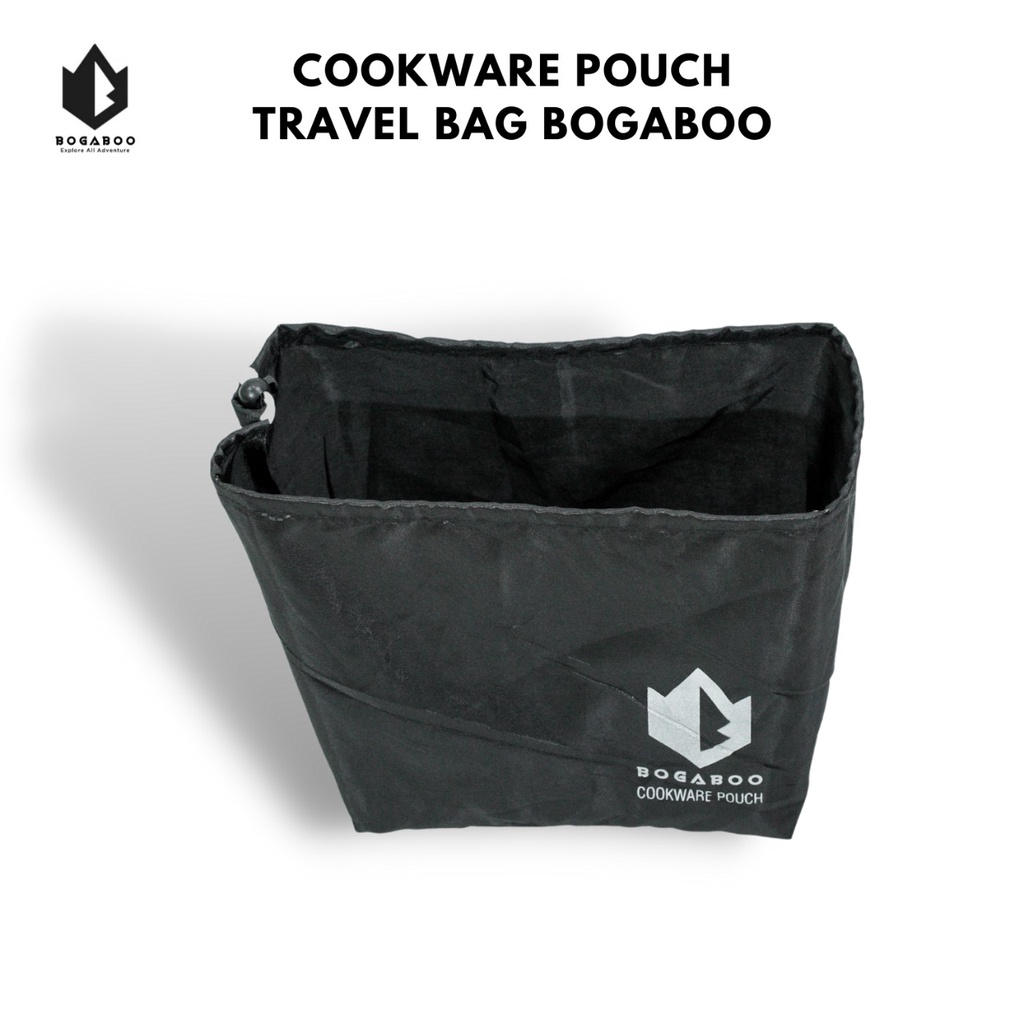 BISA COD Cookware pouch bogaboo - travel bag bogaboo - tempat alat masak Portable - tempat NESTING TNI - TEMPAT COOKING SET