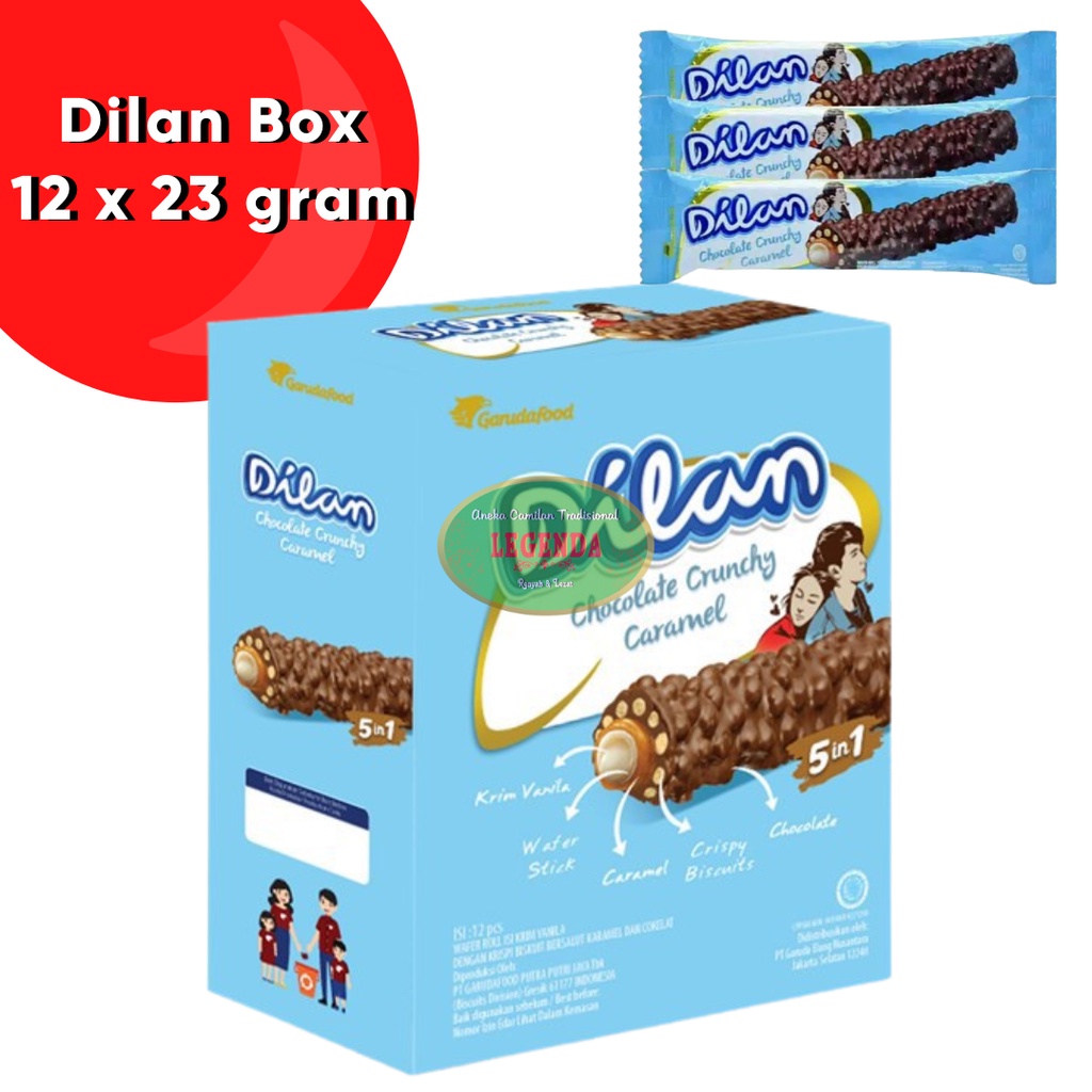 

Dilan Crunchy Choco Caramel 12pcs x 24gr Box