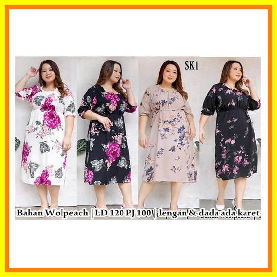 Ciara Dress - Dress Pesta Wanita White Long Maxi Slit Bodycon Puff Sleeves Baju Big Size Jumbo Ukura