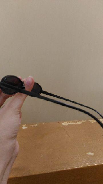 【bayar Di Tempat】kacamata Hitam Import Wanita Model Vintage Frame Plastik Kecil