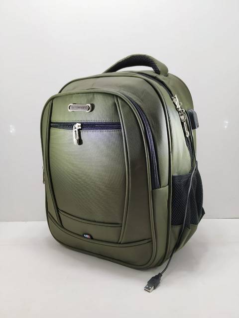 Ransel laptop Fortune pin external charge 15inch