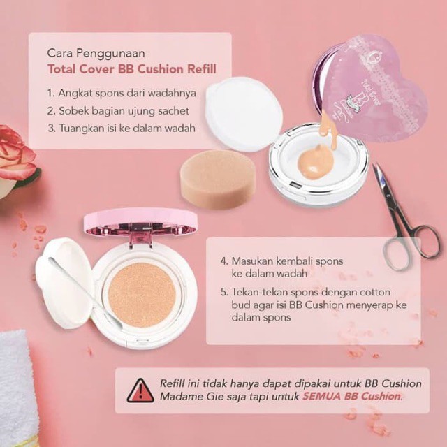 Madame Gie Total Cover BB Cushion (Refill)