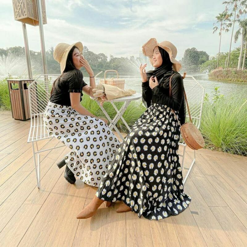 ROK PLISKET DAISY / ROK PLISKET PREMIUM / ROK TERLARIS - BAHAN PREMIUM